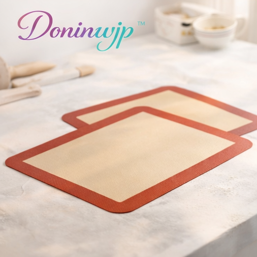 Doninwjpโข Silicone Baking Mats โ Set of 2 Non-Stick Sheets